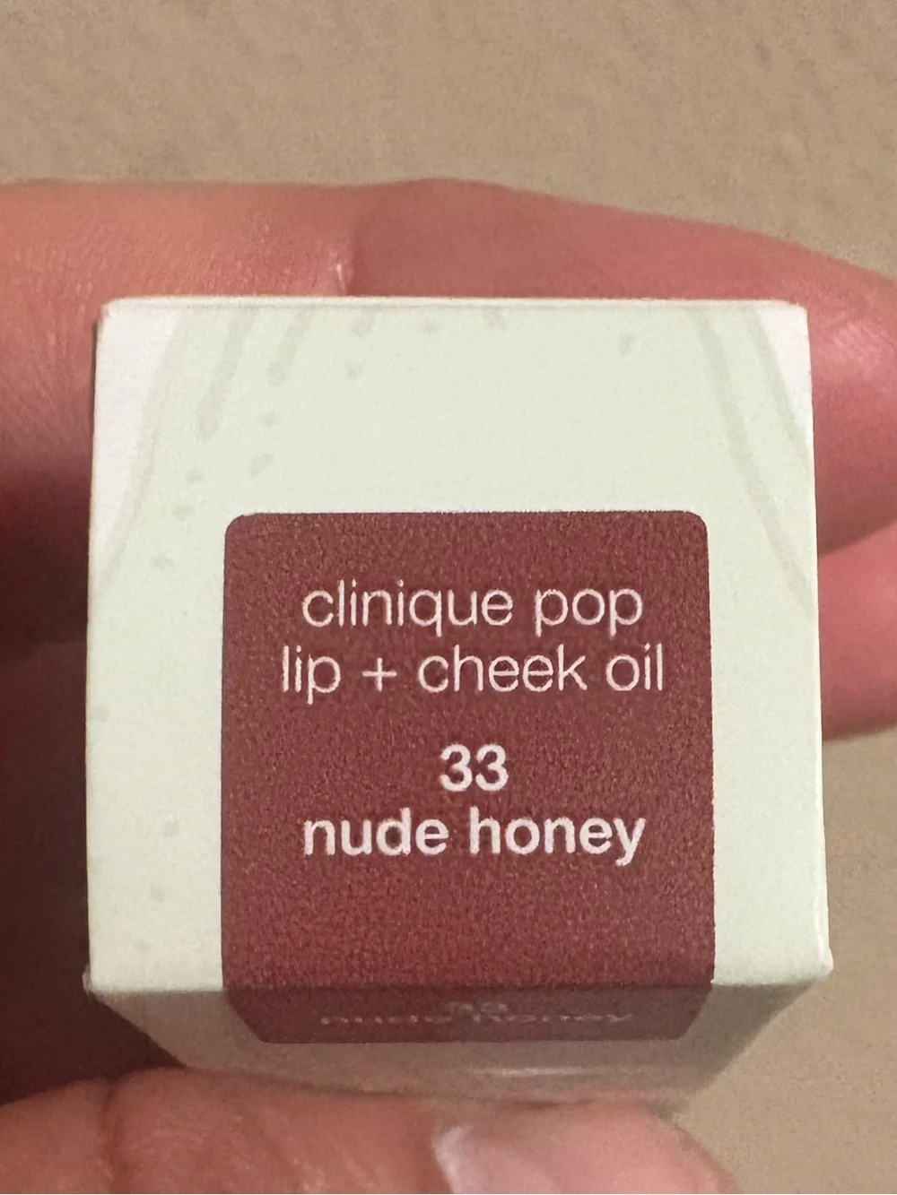 Clinique Lip + Cheek Pop in 33 Nude Honey Brand New Never Used.